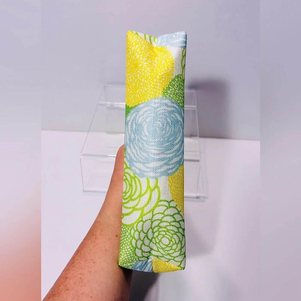 NEW Clinique Floral Pastel Cosmetic Bag 2.5”D x 8.5”W x 5.75”H